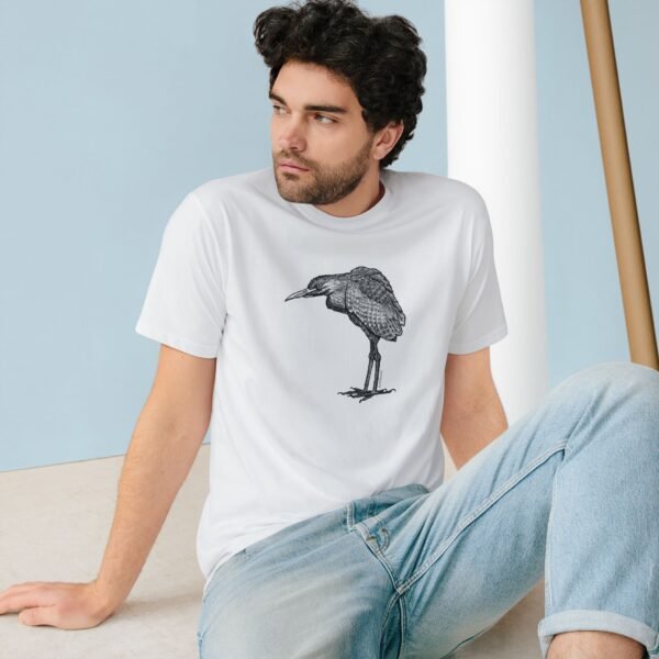 Nankeen Night Heron Organic Cotton Unisex T-shirt