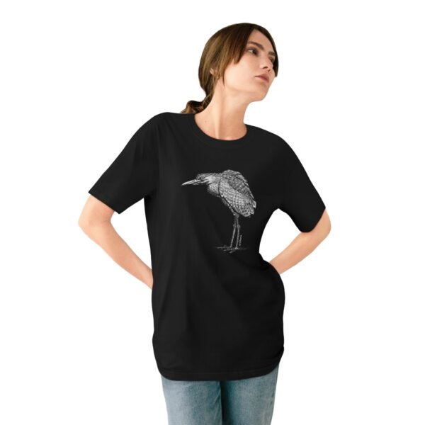 Nankeen Night Heron Organic Cotton Unisex T-shirt - Image 8