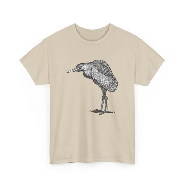 Nankeen Night Heron Adult Unisex Cotton TShirt - Image 36