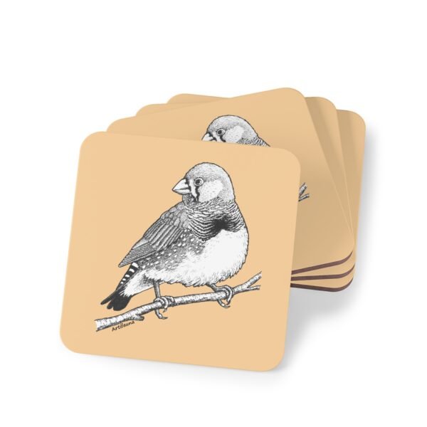 Zebra Finch Coasters - Image 7