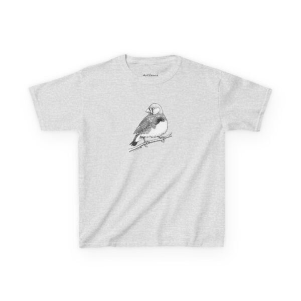 Zebra Finch Kids Unisex Cotton T-Shirt - Image 16