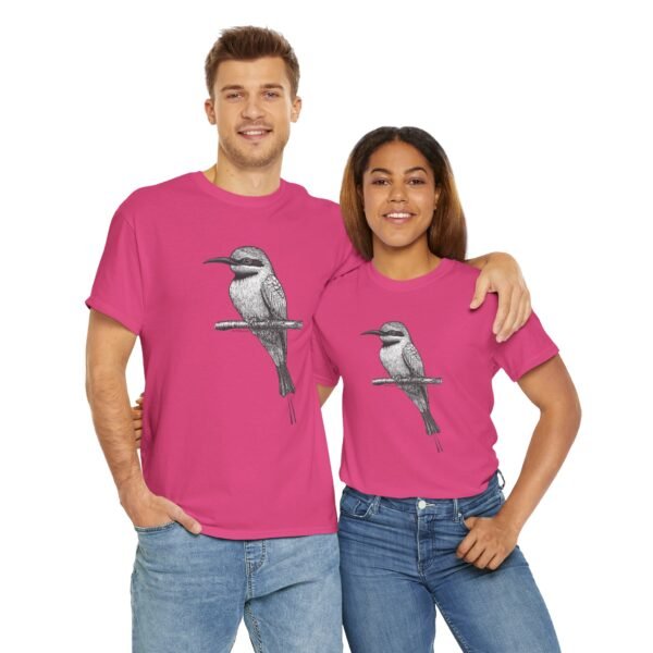 Rainbow Bee-Eater Adult Unisex Cotton T-Shirt - Image 40