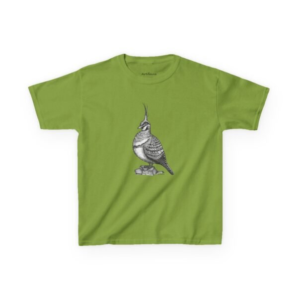 Spinifex Pigeon Kids Unisex Cotton T-Shirt - Image 17