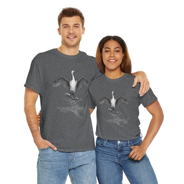 Cormorant Adult Unisex Cotton T-Shirt - Image 30