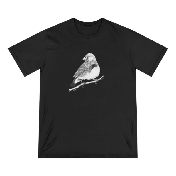 Zebra Finch Organic Cotton Unisex T-shirt - Image 5