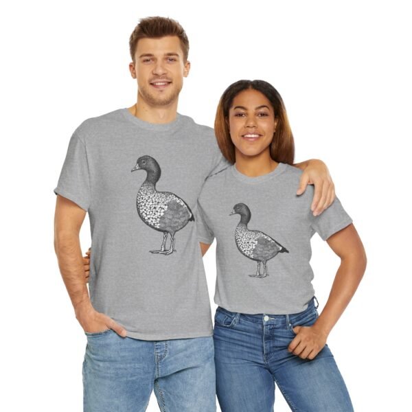 Australian Wood Duck Adult Unisex Cotton T-Shirt - Image 26