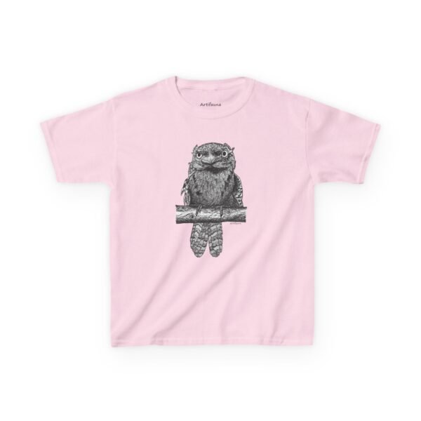 Tawny Frogmouth Kids Unisex Cotton T-shirt - Image 12