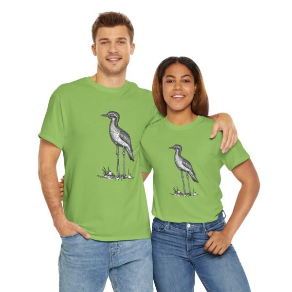 Bush Stone-Curlew Adult Unisex Cotton T-Shirt - Image 28