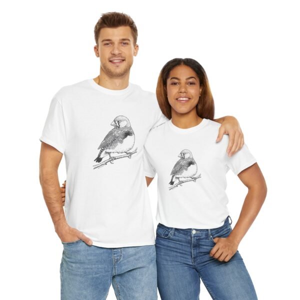 Zebra Finch Adult Unisex Cotton T-Shirt - Image 29