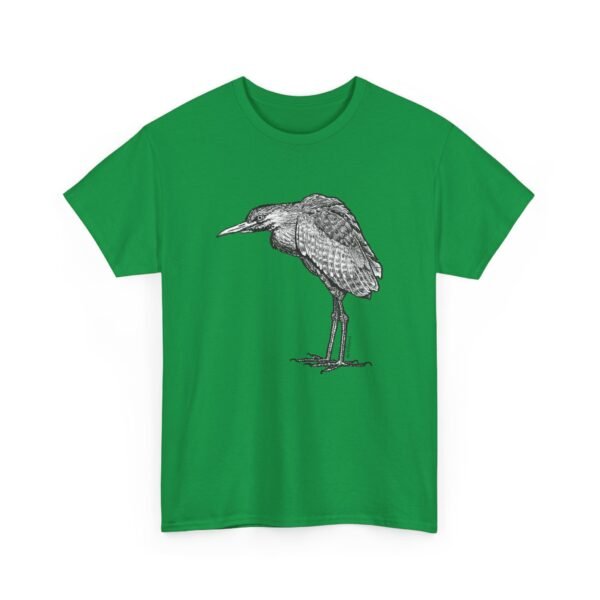 Nankeen Night Heron Adult Unisex Cotton TShirt - Image 15