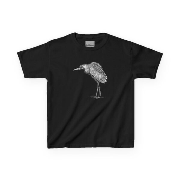 Nankeen Night Heron Kids Unisex Cotton T-Shirt - Image 8