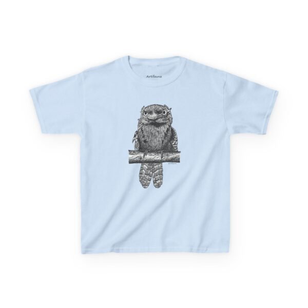 Tawny Frogmouth Kids Unisex Cotton T-shirt - Image 16