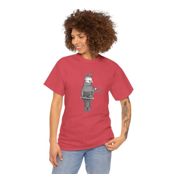 Gang Gang Cockatoo Adult Unisex Cotton T-Shirt - Image 6