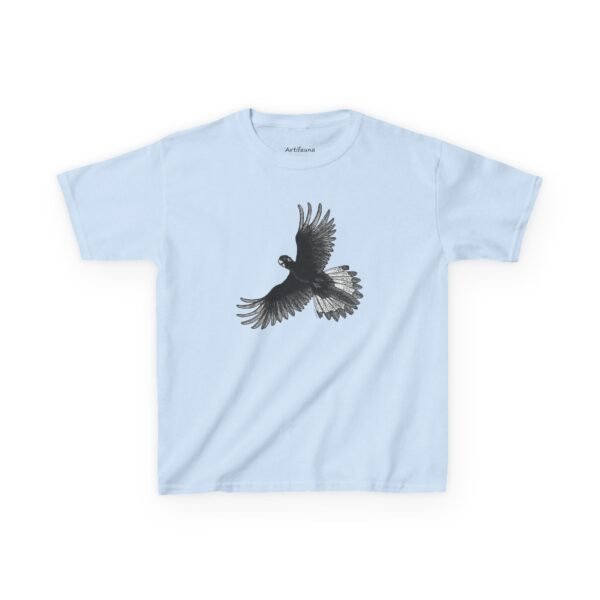 Yellow Tail Black Cockatoo Kids Unisex Cotton T-Shirt - Image 17