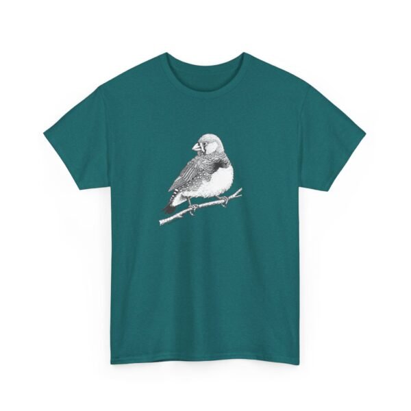 Zebra Finch Adult Unisex Cotton T-Shirt - Image 32