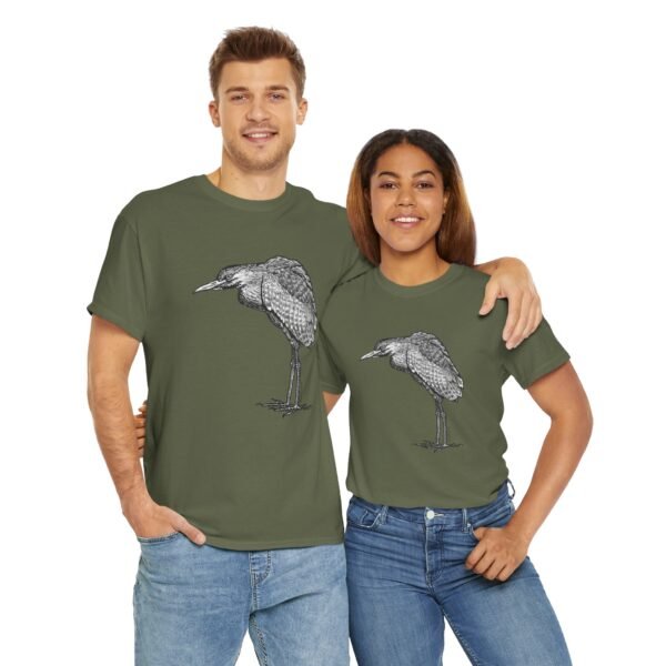 Nankeen Night Heron Adult Unisex Cotton TShirt