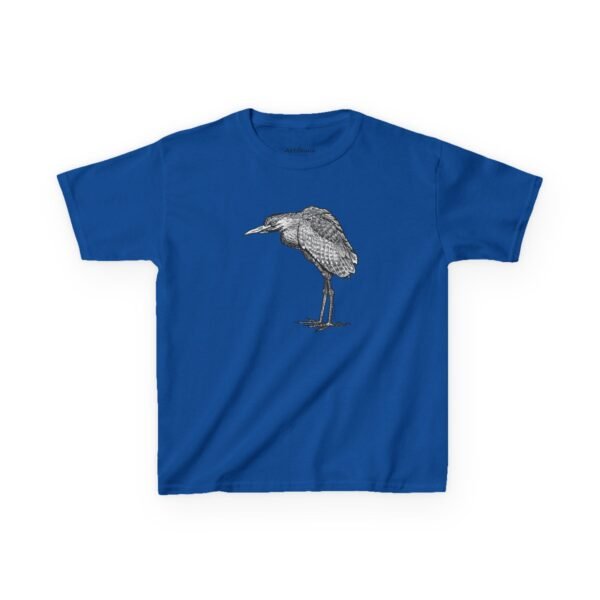 Nankeen Night Heron Kids Unisex Cotton T-Shirt - Image 11