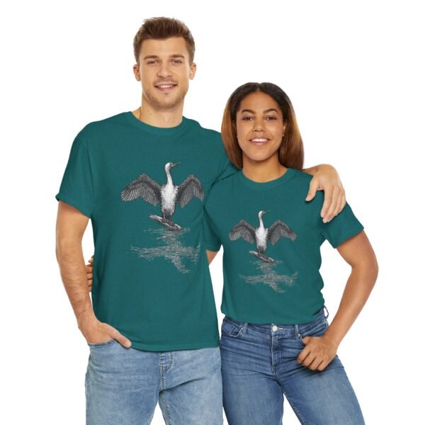 Cormorant Adult Unisex Cotton T-Shirt - Image 40