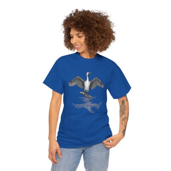 Cormorant Adult Unisex Cotton T-Shirt - Image 6