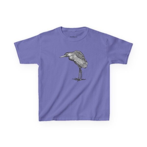 Nankeen Night Heron Kids Unisex Cotton T-Shirt - Image 18