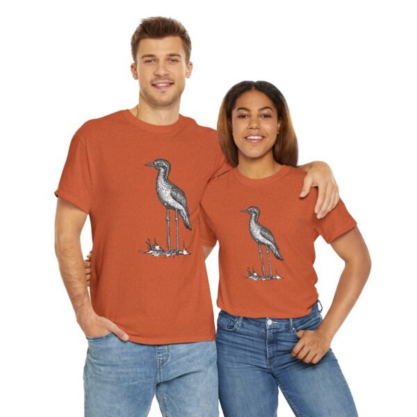 Bush Stone-Curlew Adult Unisex Cotton T-Shirt - Image 18