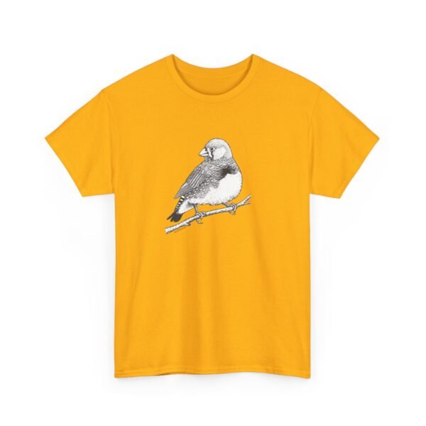 Zebra Finch Adult Unisex Cotton T-Shirt - Image 36