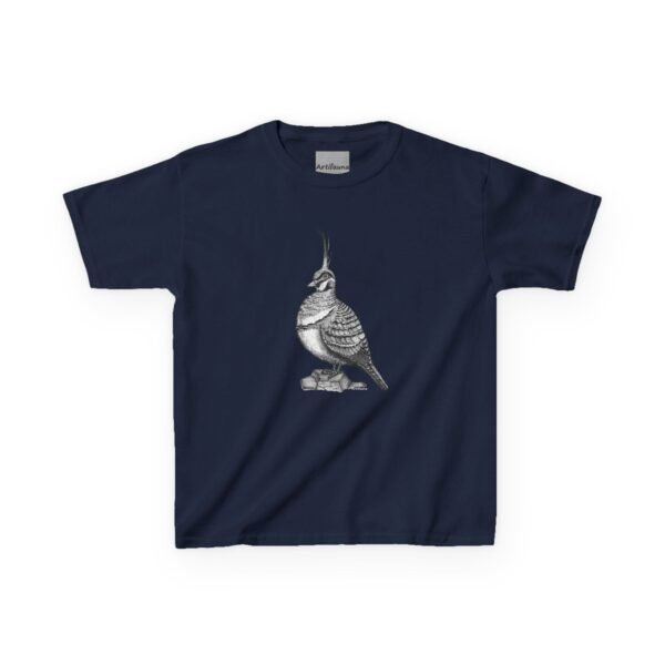 Spinifex Pigeon Kids Unisex Cotton T-Shirt - Image 12