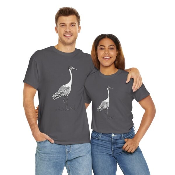 Brolga Adult Unisex Cotton T-Shirt - Image 16