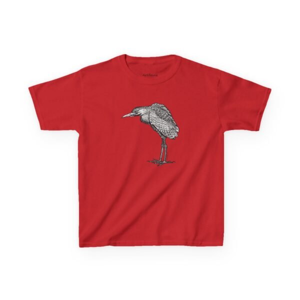 Nankeen Night Heron Kids Unisex Cotton T-Shirt - Image 14