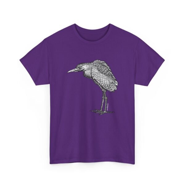 Nankeen Night Heron Adult Unisex Cotton TShirt - Image 27