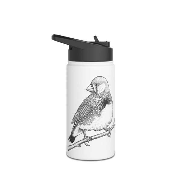 Zebra Finch Stainless Steel Water Bottle