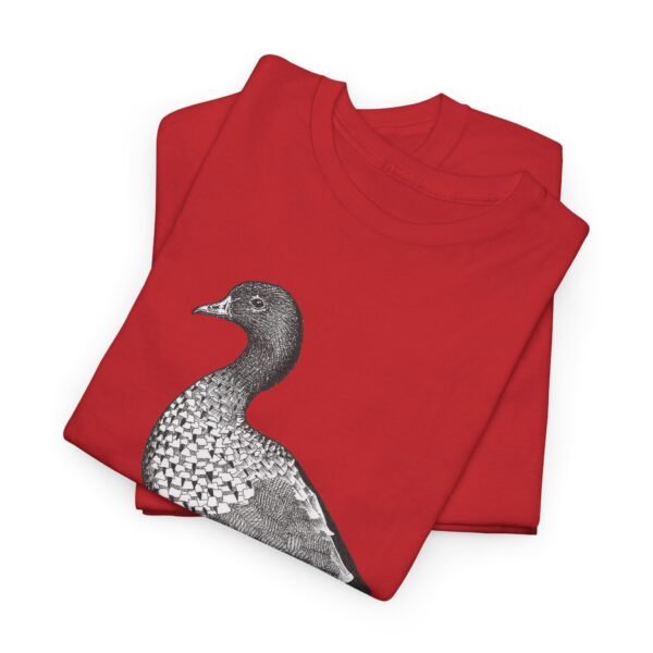 Australian Wood Duck Adult Unisex Cotton T-Shirt - Image 4