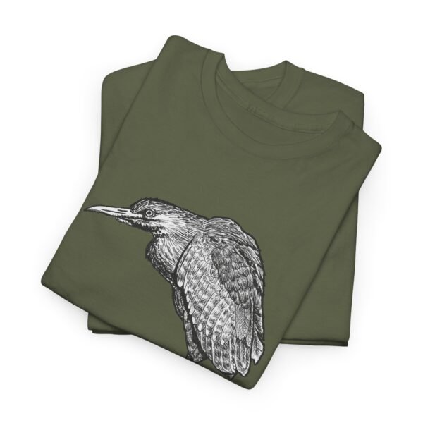 Nankeen Night Heron Adult Unisex Cotton TShirt - Image 4