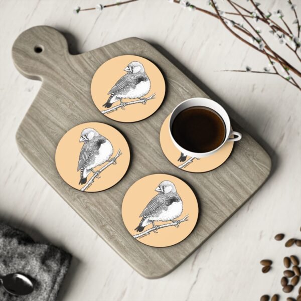 Zebra Finch Coasters - Image 6