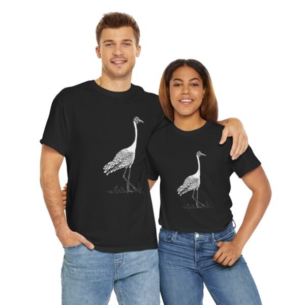 Brolga Adult Unisex Cotton T-Shirt - Image 38