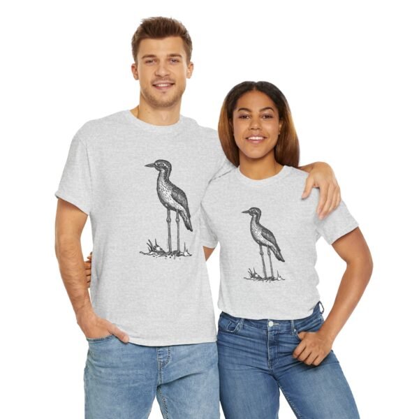 Bush Stone-Curlew Adult Unisex Cotton T-Shirt - Image 14