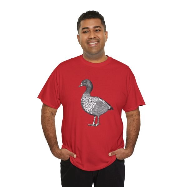 Australian Wood Duck Adult Unisex Cotton T-Shirt - Image 7