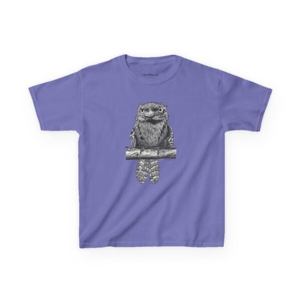 Tawny Frogmouth Kids Unisex Cotton T-shirt - Image 18