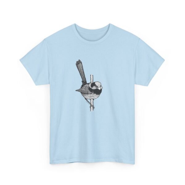 Blue Fairy Wren Adult Unisex Cotton T-shirt - Image 25