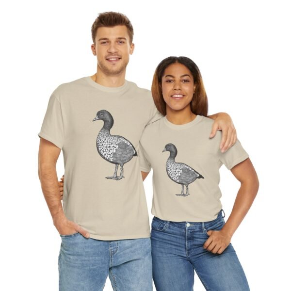 Australian Wood Duck Adult Unisex Cotton T-Shirt - Image 24