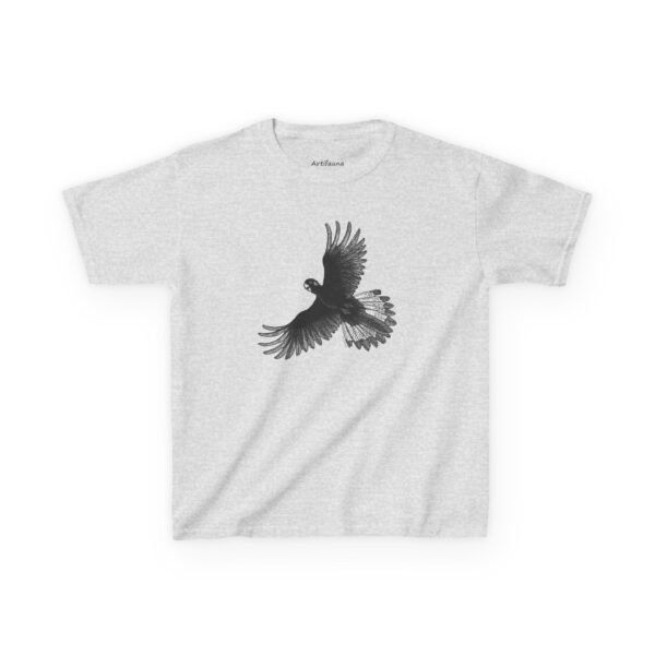 Yellow Tail Black Cockatoo Kids Unisex Cotton T-Shirt