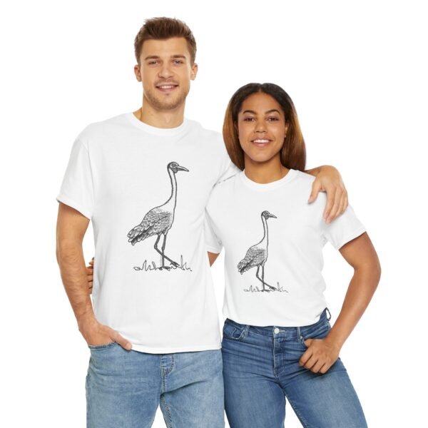 Brolga Adult Unisex Cotton T-Shirt - Image 34