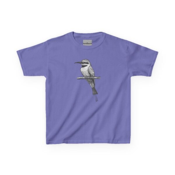 Rainbow Bee-Eater Kids Unisex Cotton T-Shirt - Image 18