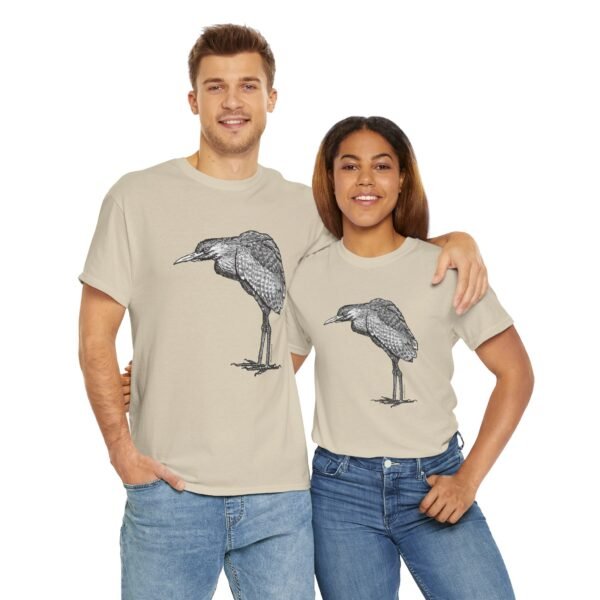 Nankeen Night Heron Adult Unisex Cotton TShirt - Image 38