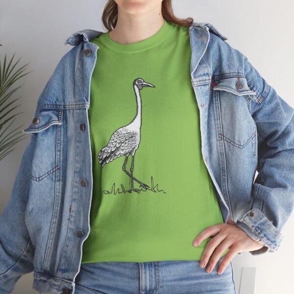 Brolga Adult Unisex Cotton T-Shirt - Image 9