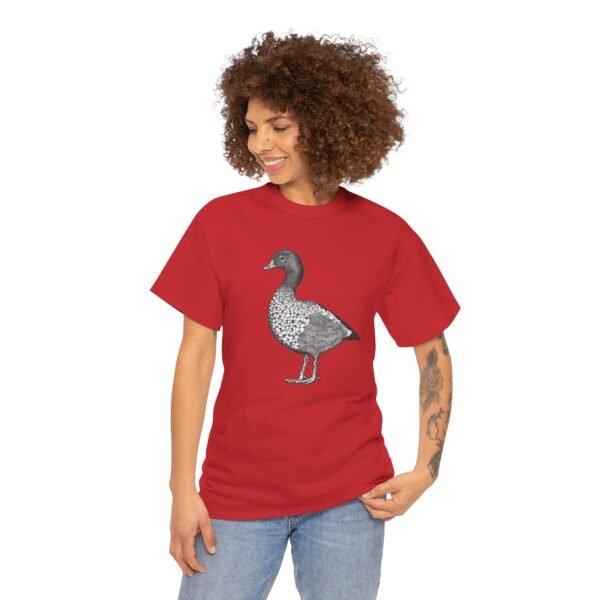 Australian Wood Duck Adult Unisex Cotton T-Shirt - Image 6