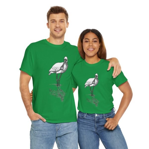 Royal Spoonbill Adult Unisex Cotton T-Shirt - Image 26