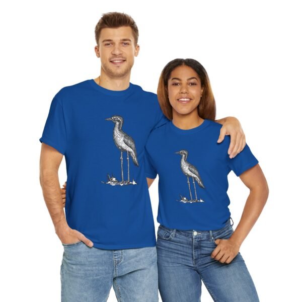 Bush Stone-Curlew Adult Unisex Cotton T-Shirt - Image 40