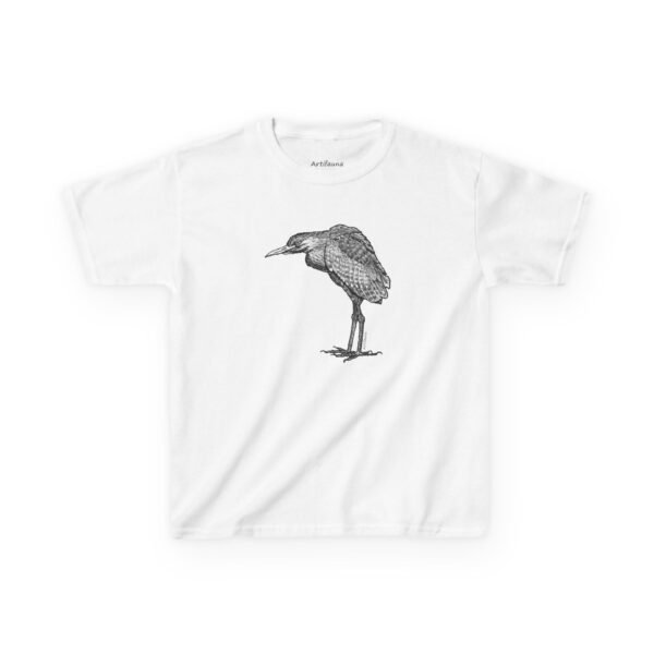 Nankeen Night Heron Kids Unisex Cotton T-Shirt - Image 7