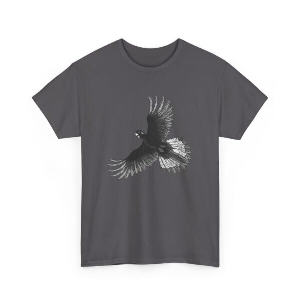 Yellow Tail Black Cockatoo Adult Unisex Cotton T-Shirt - Image 34